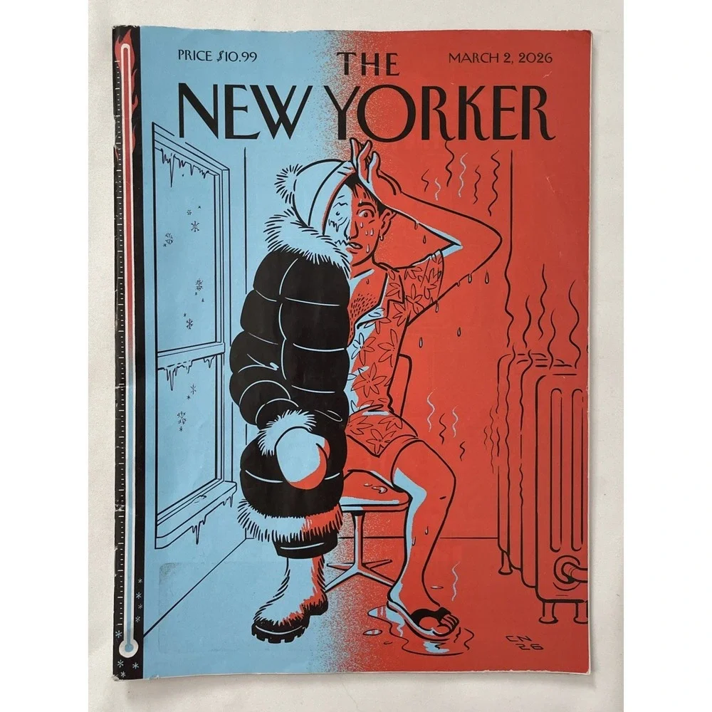 The New Yorker Magazine Lot of 3 February 9, 2026 March 2, 2026 March 9, 2026